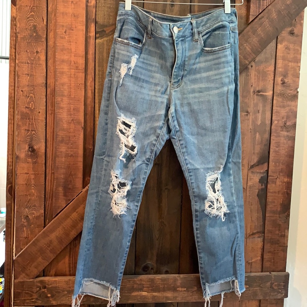 American Eagle cropped jeggings